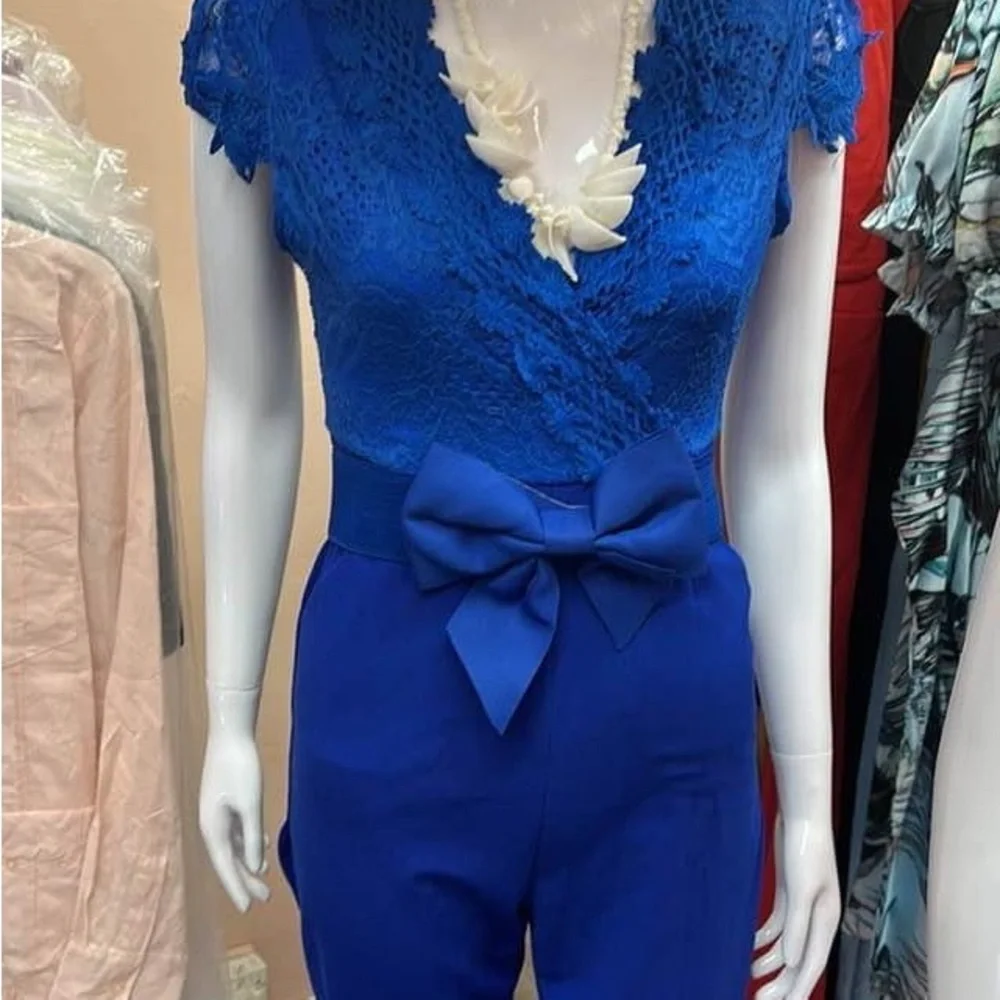 Blue women’s jump suit - Picture 2 of 2